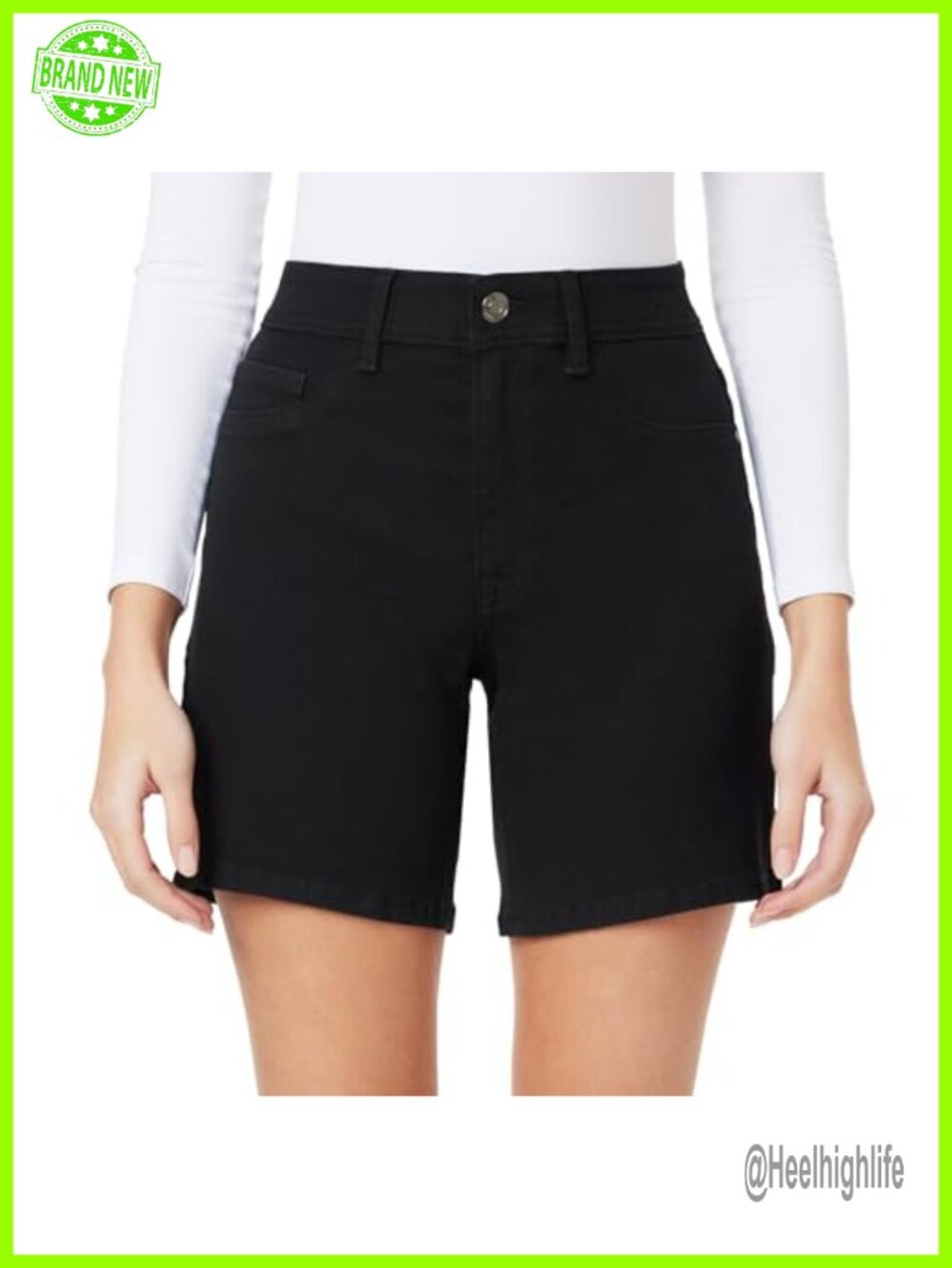 Women's 360 Sculpt Denim Shorts Mid Rise Jean Shorts 5" 7" Inseam